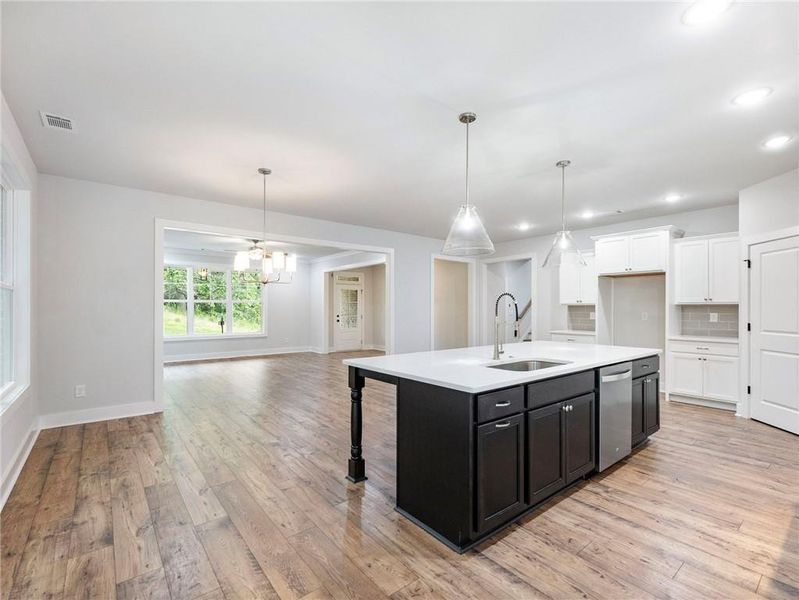 Furnished interior view inside a new home in , Buford (Image 4). Furnished interior view inside a new home in , Buford (Image 4).