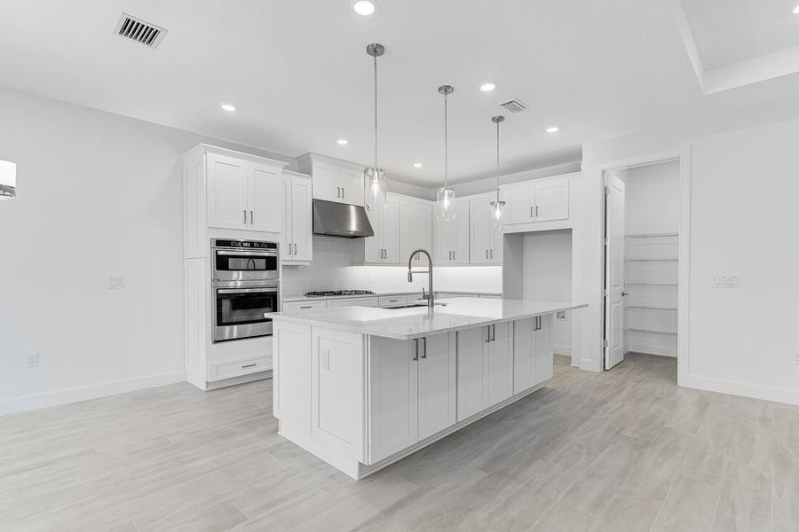 Representative furnished interior of a home built from the Azzurro by Taylor Morrison in Esplanade at Center Lake Ranch, St. Cloud (Image 4). Representative furnished interior of a home built from the Azzurro by Taylor Morrison in Esplanade at Center Lake Ranch, St. Cloud (Image 4).