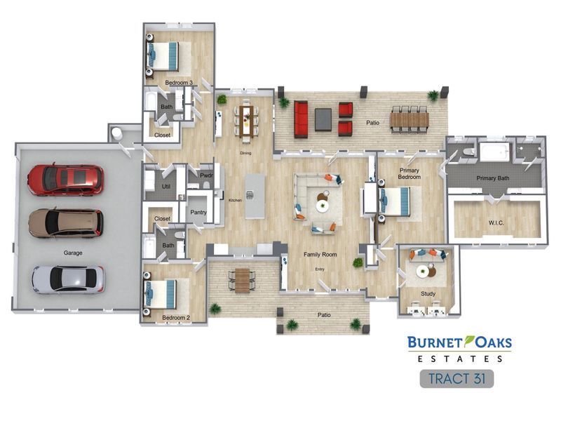 2D floor plan layout of this home in , Burnet, TX (Image 5). 2D floor plan layout of this home in , Burnet, TX (Image 5).