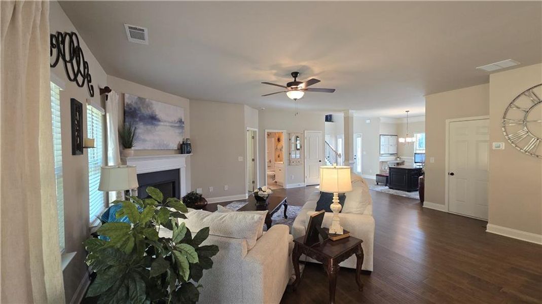 Furnished interior view inside a new home in , Grayson (Image 10). Furnished interior view inside a new home in , Grayson (Image 10).