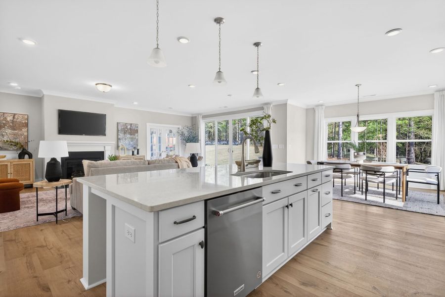 Furnished interior view inside a new home in Edgewater - Harbor Pointe, Lancaster (Image 5).