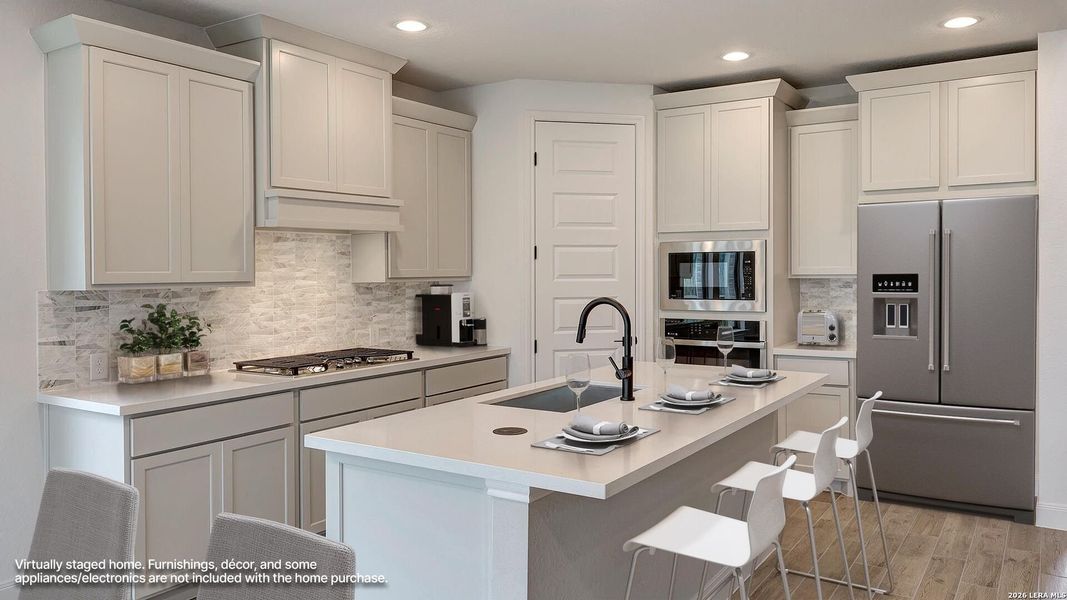 Furnished interior view inside a new home in VIDA, San Antonio (Image 10).