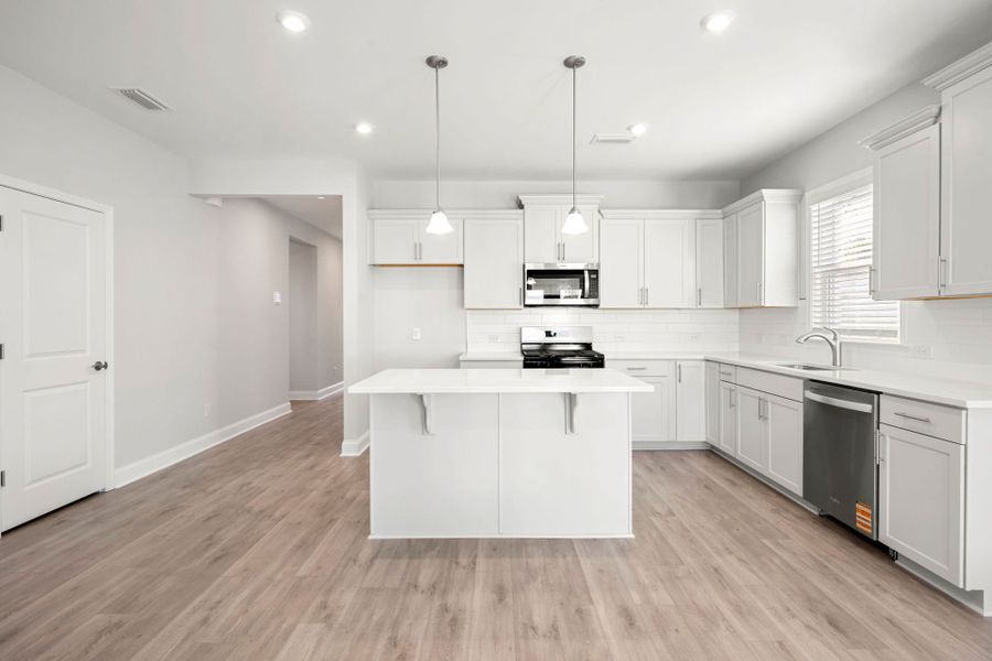 Furnished interior view inside a new home in Salem Bay, Beaufort (Image 6). Furnished interior view inside a new home in Salem Bay, Beaufort (Image 6).
