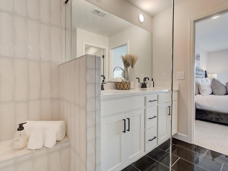 Furnished interior view inside a new home in Townes at South Main, Kennesaw (Image 29).