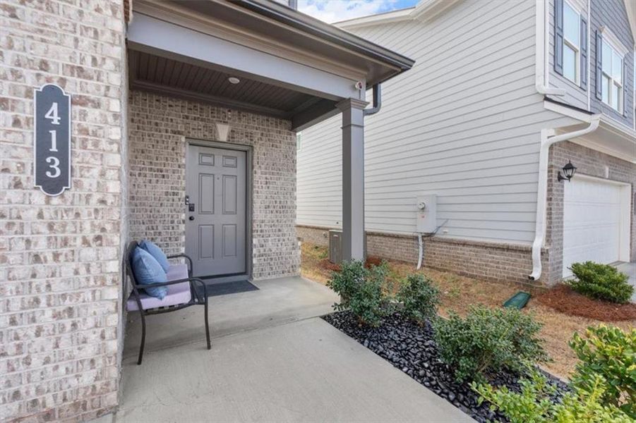 Exterior details and patio area of a home in , Cartersville (Image 28).