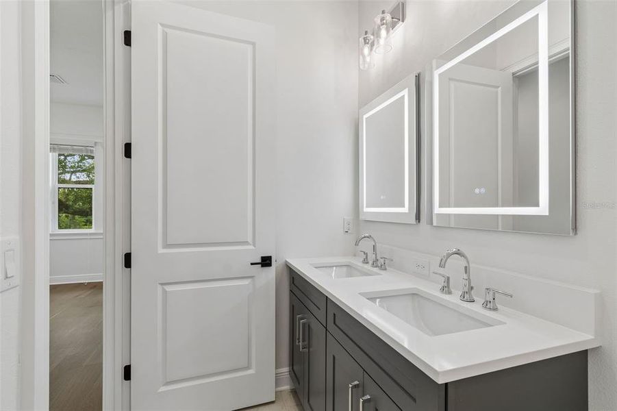 Furnished interior view inside a new home in , Tampa (Image 38).
