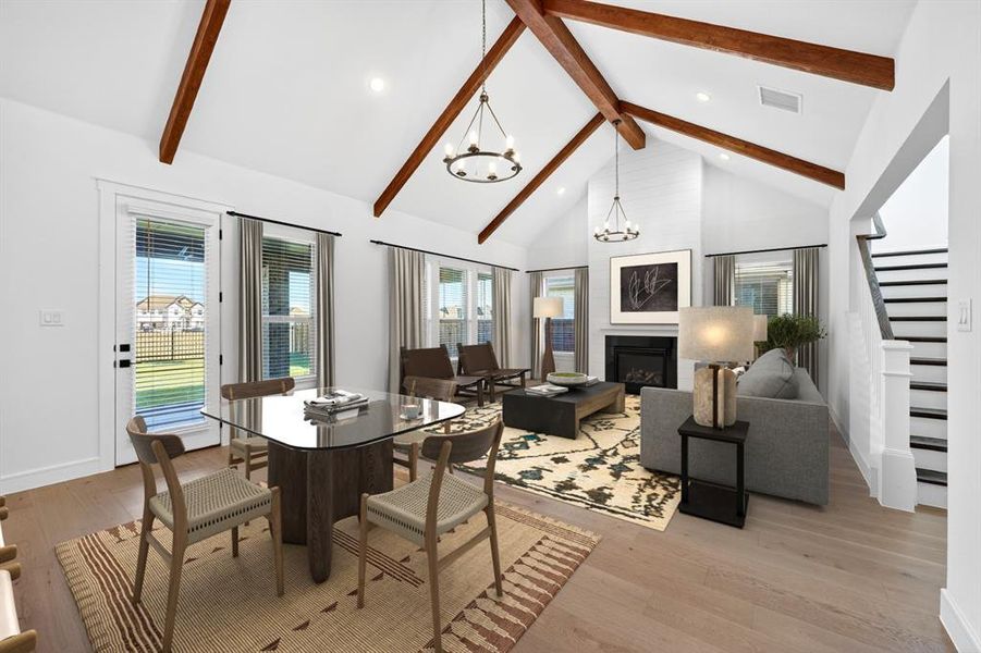 Furnished interior view inside a new home in Wellington, Haslet (Image 11). Furnished interior view inside a new home in Wellington, Haslet (Image 11).