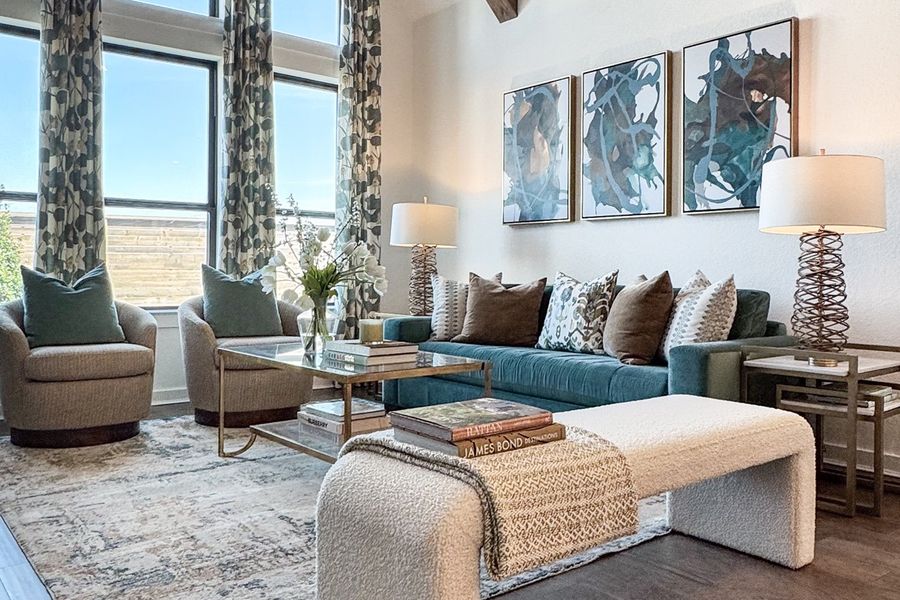 Representative Family Room - some options shown