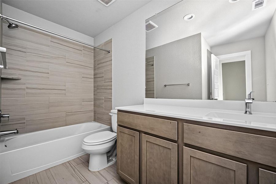 Furnished interior view inside a new home in , Houston (Image 15). Furnished interior view inside a new home in , Houston (Image 15).