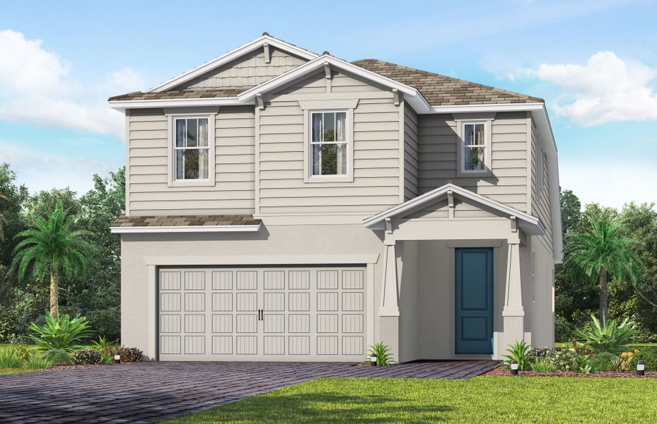 Representative exterior photo of a completed home built from the Seaport by Pulte Homes in SeaFlower, Bradenton, FL (Image 20).