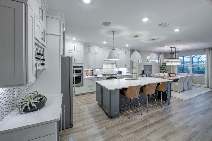 Furnished interior view inside a new home in Costa Pointe, Vero Beach (Image 16).