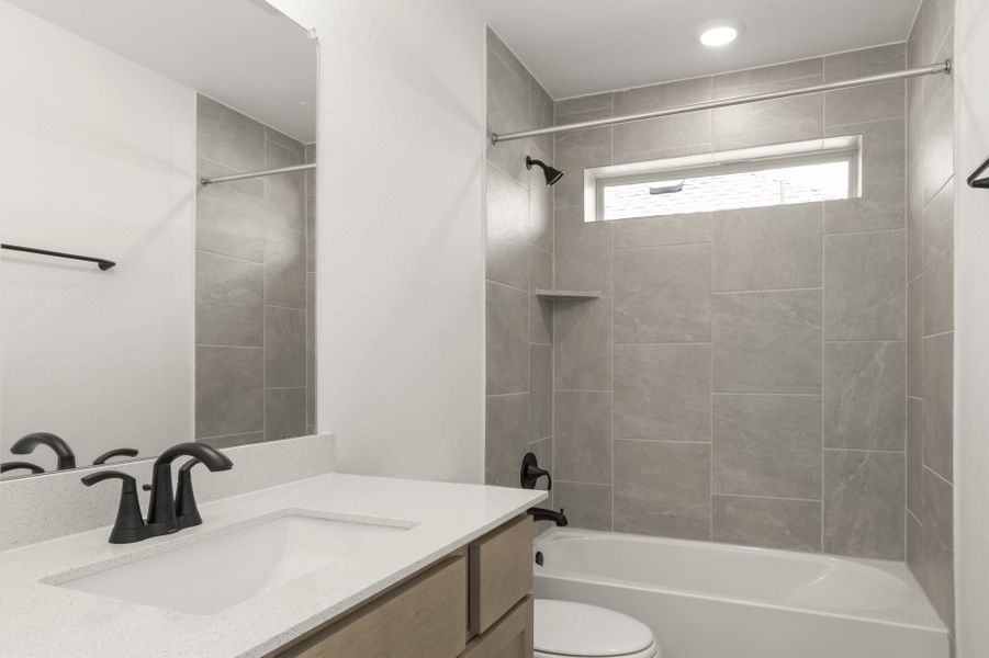 Furnished interior view inside a new home in Blanco Vista, San Marcos (Image 37).