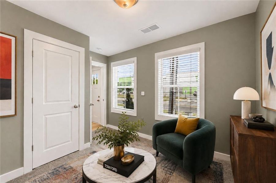 Furnished interior view inside a new home in Array, Atlanta (Image 13).