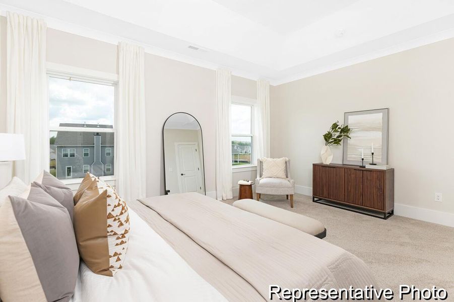 Furnished interior view inside a new home in , Ridgeville (Image 29).