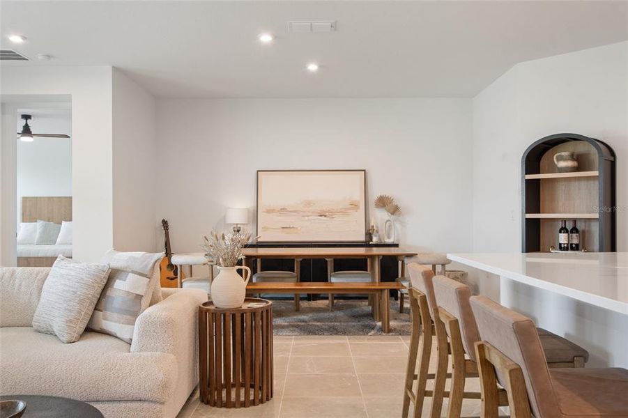 Furnished interior view inside a new home in Waterbrooke, Clermont (Image 42).