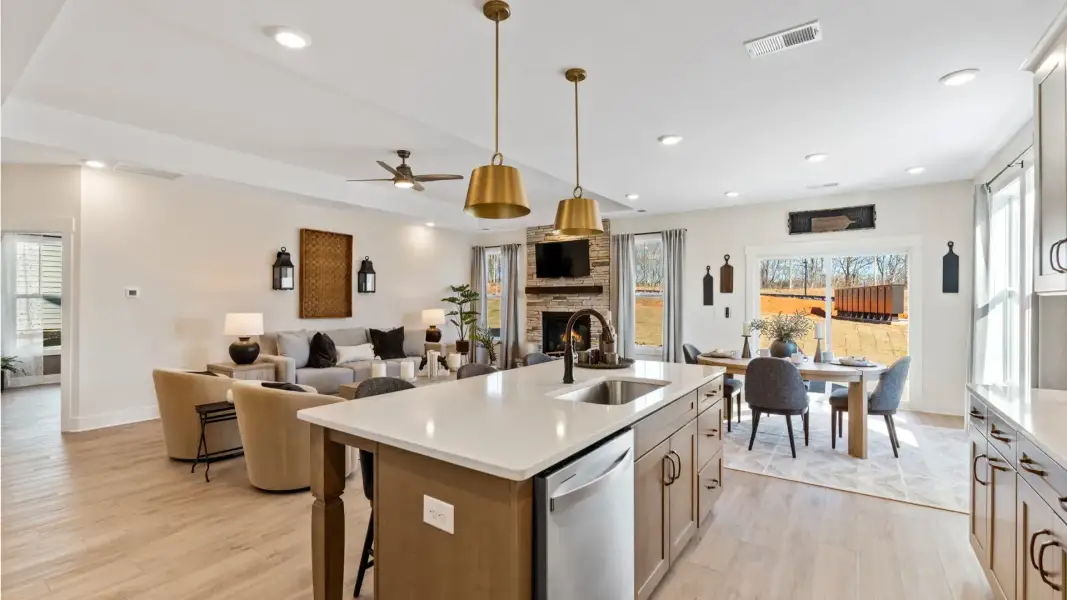 Furnished interior view inside a new home in Walnut Ridge, Inman (Image 6).