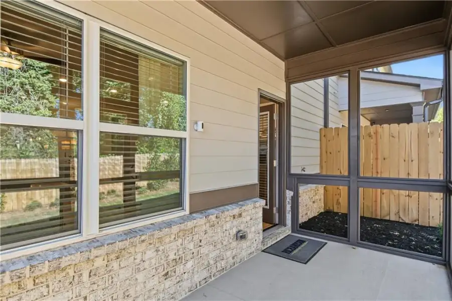 Exterior details and patio area of a home in , Norcross (Image 21).