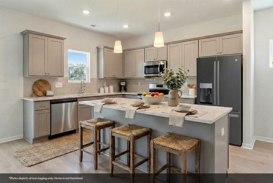 Furnished interior view inside a new home in Burke Estates, Chesnee (Image 6).