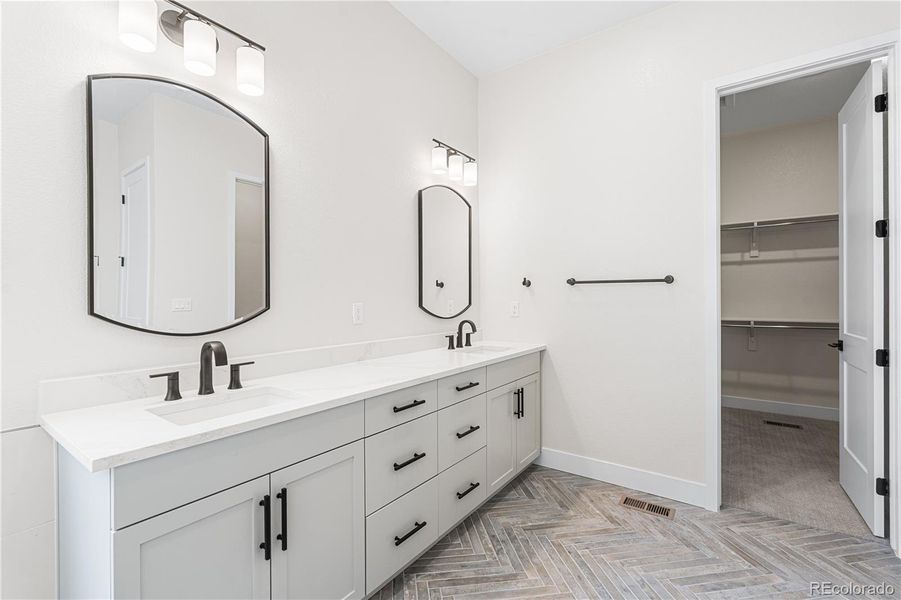 Furnished interior view inside a new home in Retreat at The Canyons, Castle Pines (Image 15).