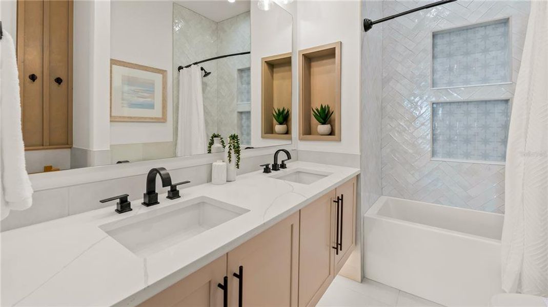 Furnished interior view inside a new home in , Sarasota (Image 61). Furnished interior view inside a new home in , Sarasota (Image 61).