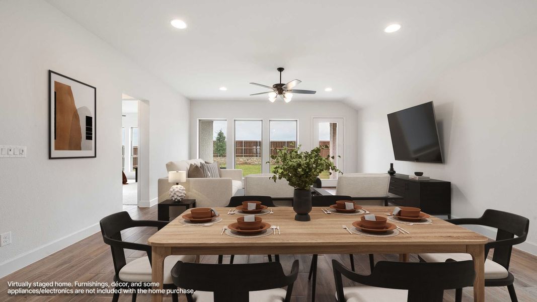 Furnished interior view inside a new home in Meraki, Forney (Image 5).