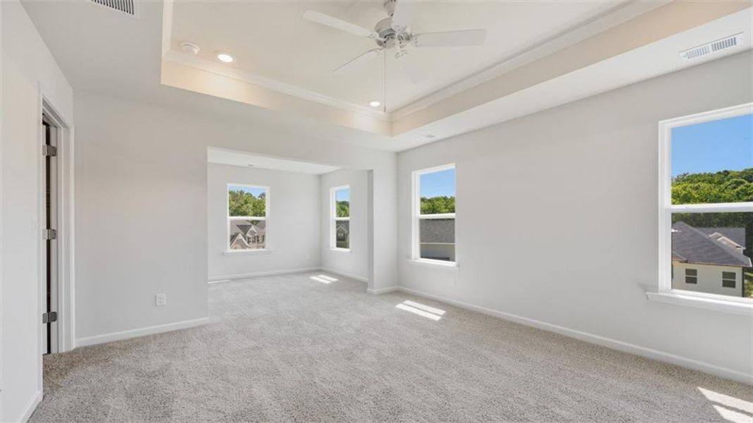 Spacious, unfurnished interior of a new home in The Gates at Pates Creek, Hampton (Image 35). Spacious, unfurnished interior of a new home in The Gates at Pates Creek, Hampton (Image 35).