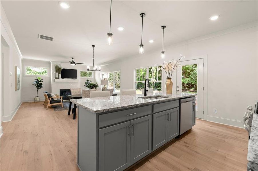 Furnished interior view inside a new home in , Covington (Image 40).