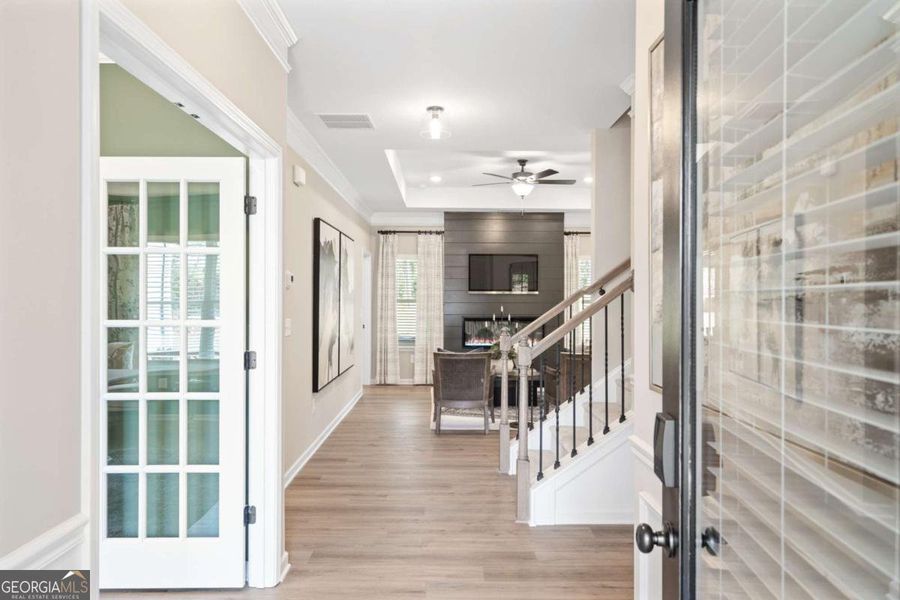 Furnished interior view inside a new home in Maddox Station, Eatonton (Image 2).