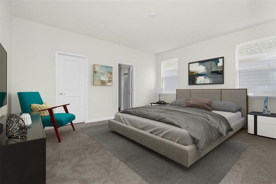 Furnished interior view inside a new home in , St. Cloud (Image 8).