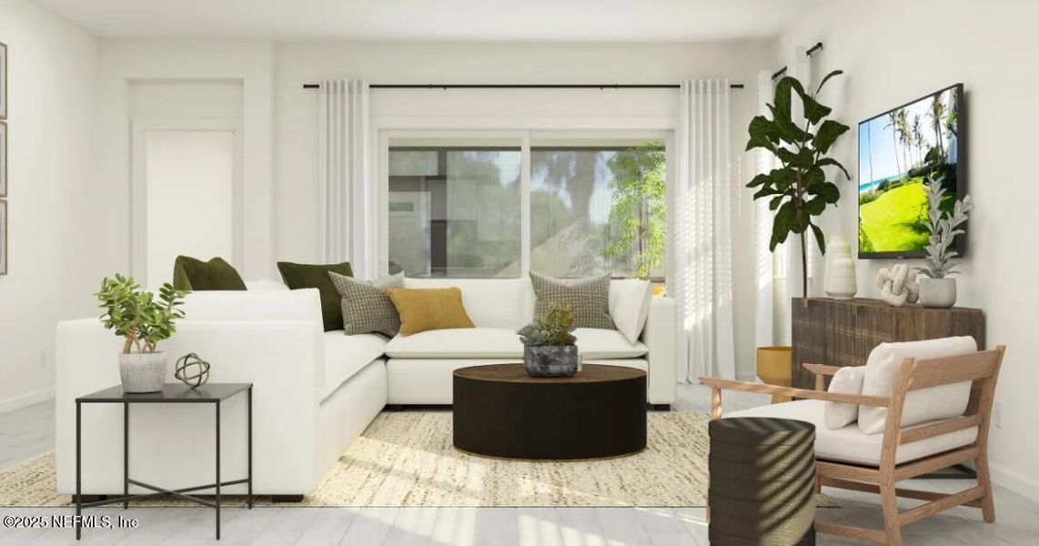 Furnished interior view inside a new home in Silver Falls Single Family at SilverLeaf, St. Augustine (Image 7). Furnished interior view inside a new home in Silver Falls Single Family at SilverLeaf, St. Augustine (Image 7).