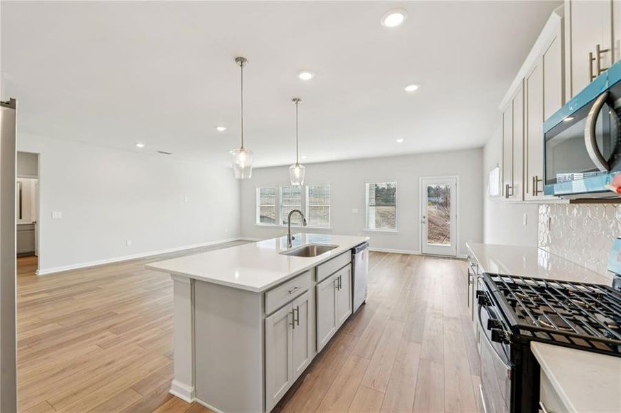 Furnished interior view inside a new home in Preserve at Mountain Creek, Pendergrass (Image 18).