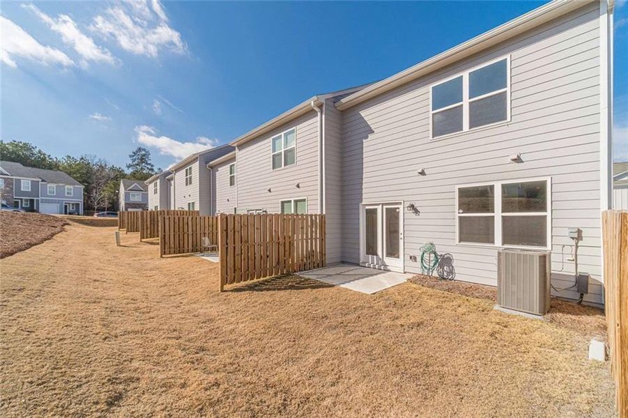 Exterior details and patio area of a home in , Winder (Image 19).