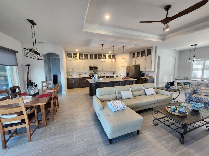 Representative furnished interior of a home built from the Avery by Paytas Homes in The Reserve at Victoria, Deland (Image 9).