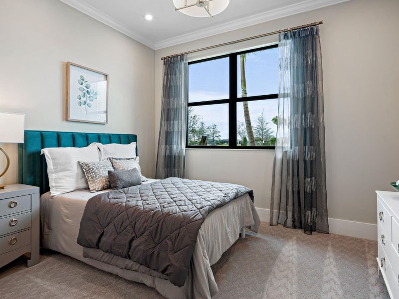 Furnished interior view inside a new home in Mosaic, Port St. Lucie (Image 22).