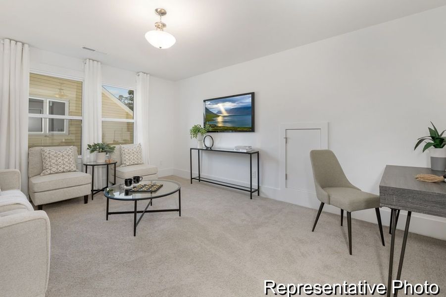 Furnished interior view inside a new home in Stonebridge Fairways, Monroe (Image 15).