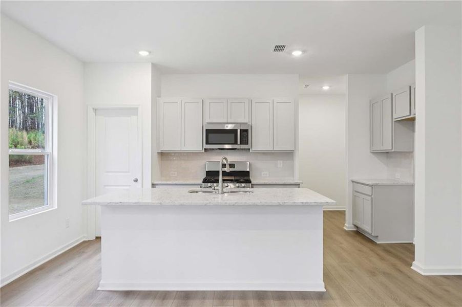 Furnished interior view inside a new home in The Pointe at Heron Bay, Locust Grove (Image 11).