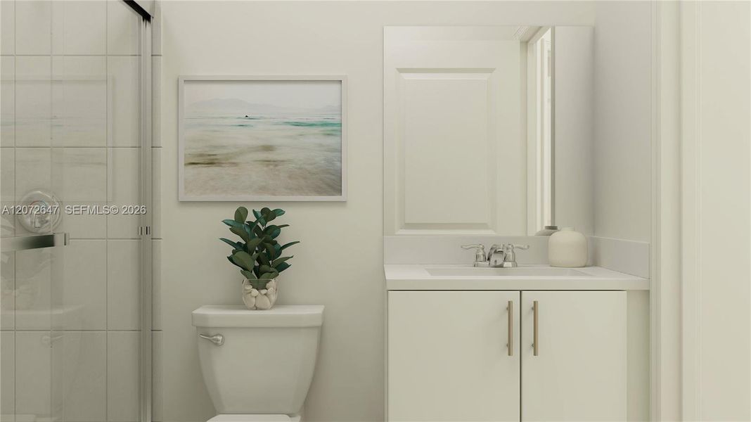 Close-up of interior finishes inside a home in Le Jardine, Florida City (Image 17).