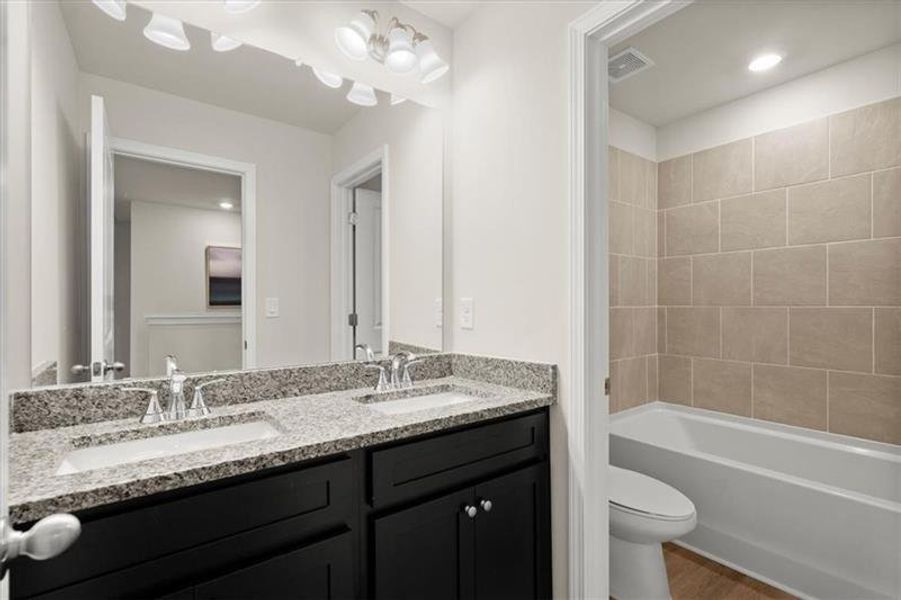 Furnished interior view inside a new home in , Dacula (Image 38).