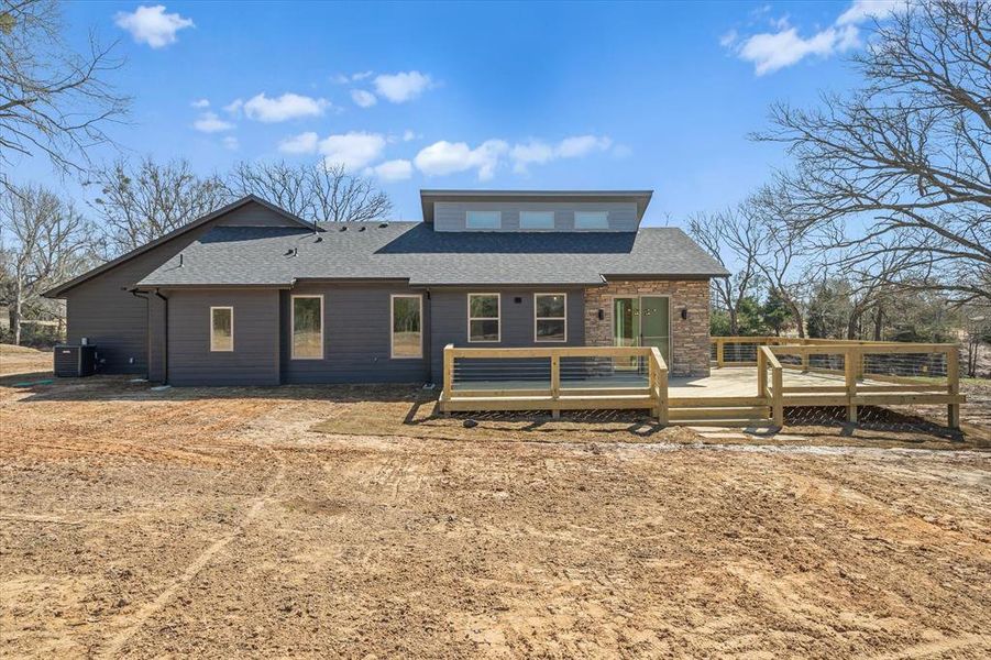 Sod wrapping the home!