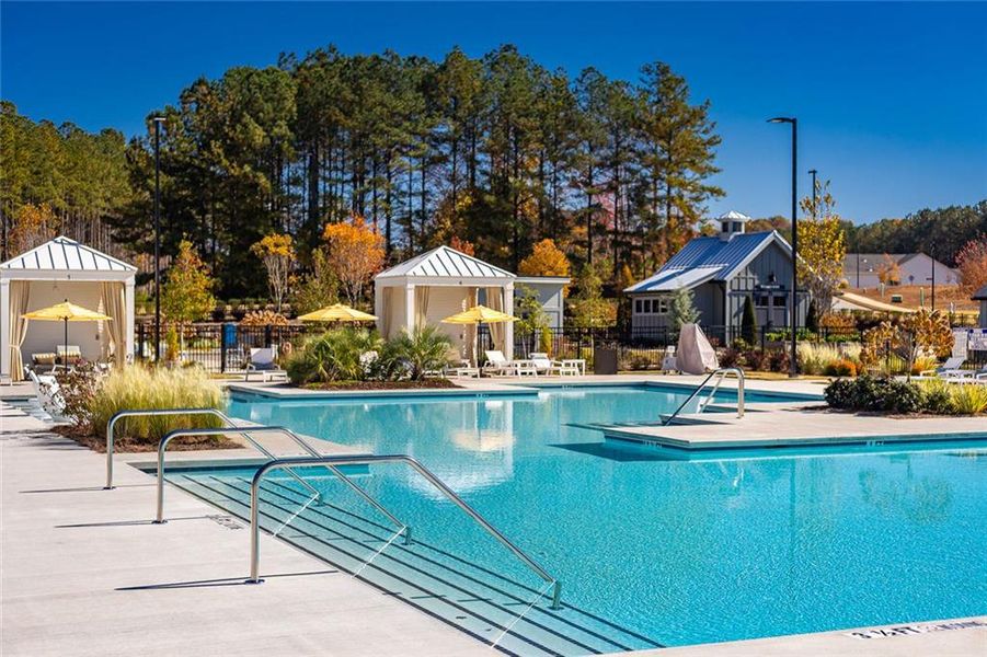 Community amenities in Soleil Belmont Park, Canton (Image 35).