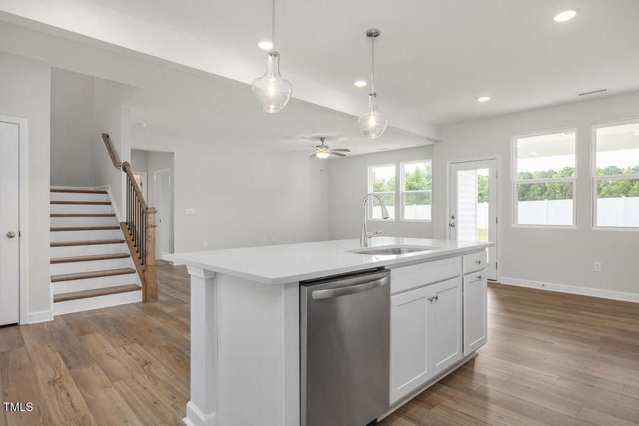 Furnished interior view inside a new home in Woodland Crossing, Zebulon (Image 5).