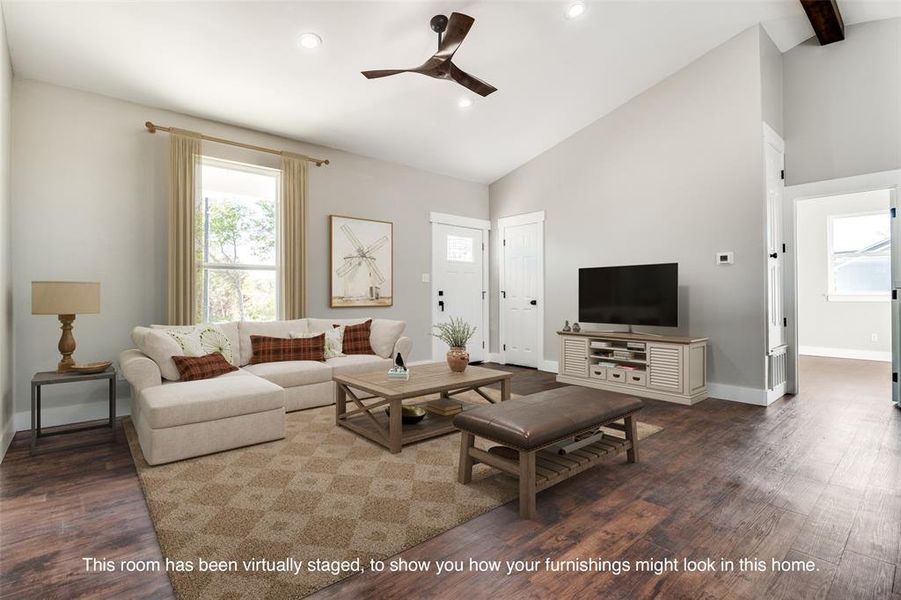 Furnished interior view inside a new home in , Terrell (Image 5). Furnished interior view inside a new home in , Terrell (Image 5).