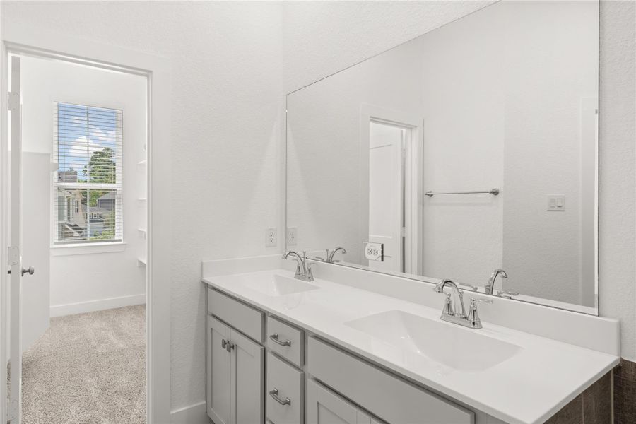 Furnished interior view inside a new home in The Woodlands Hills, Willis (Image 4).