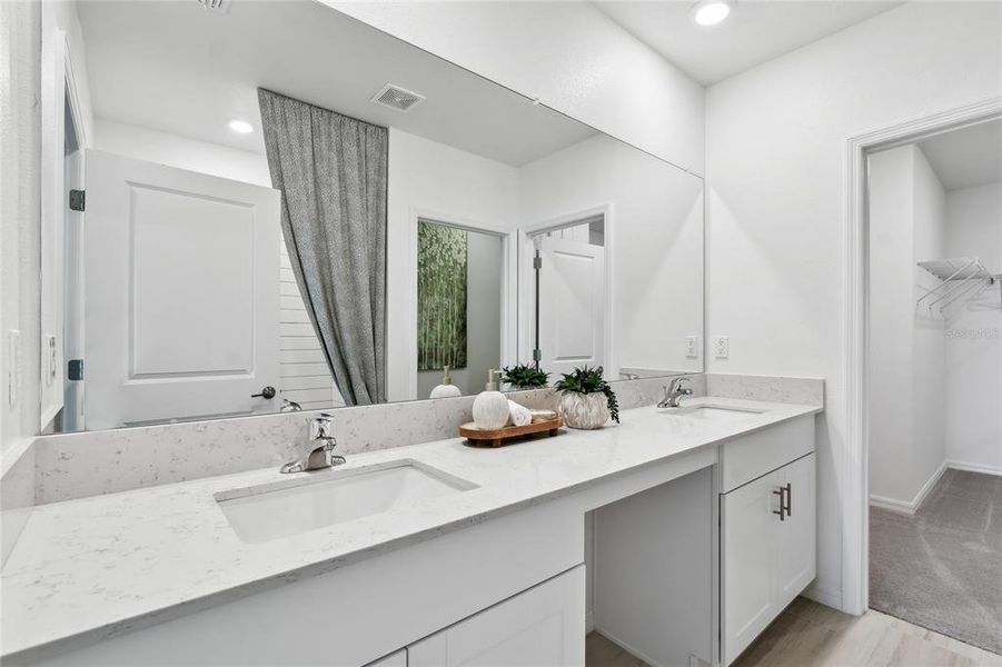 Furnished interior view inside a new home in , San Antonio (Image 26).