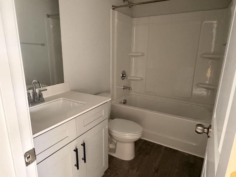 Furnished interior view inside a new home in Harrisburg Village Townhomes, Harrisburg (Image 3).