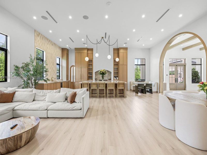 Furnished interior view inside a new home in , Palmetto Bay (Image 12).