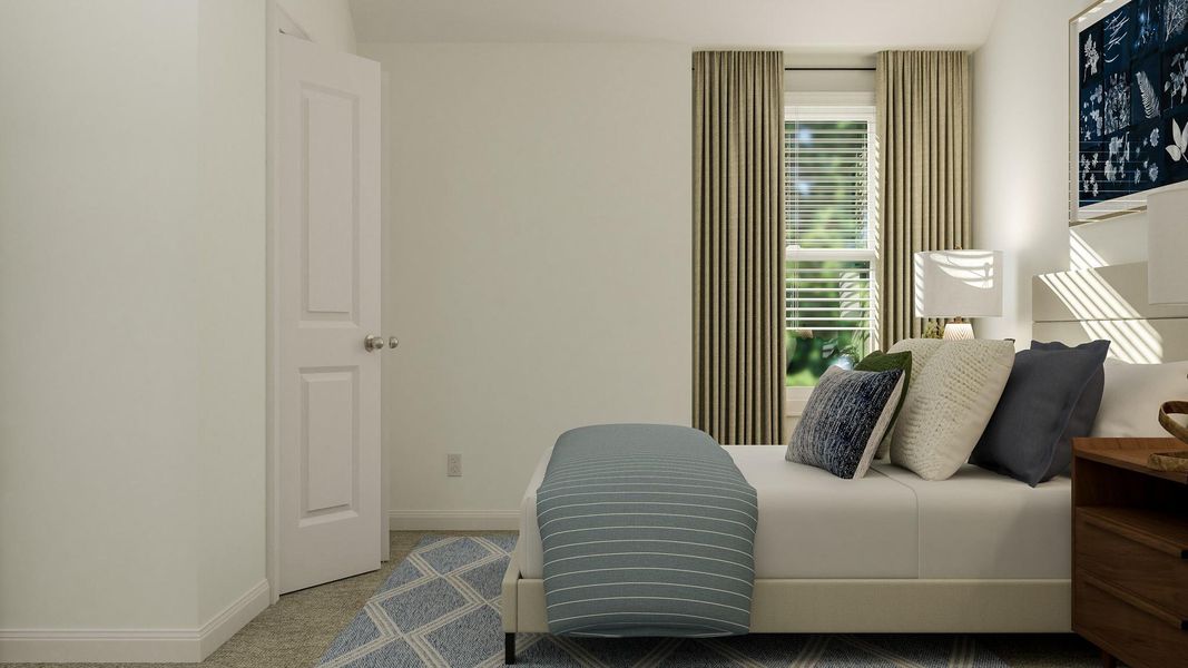 Furnished interior view inside a new home in Lively Ranch: Brookstone Collection, Georgetown (Image 16).