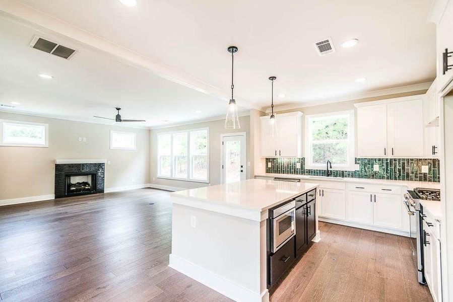 Furnished interior view inside a new home in , Decatur (Image 16).
