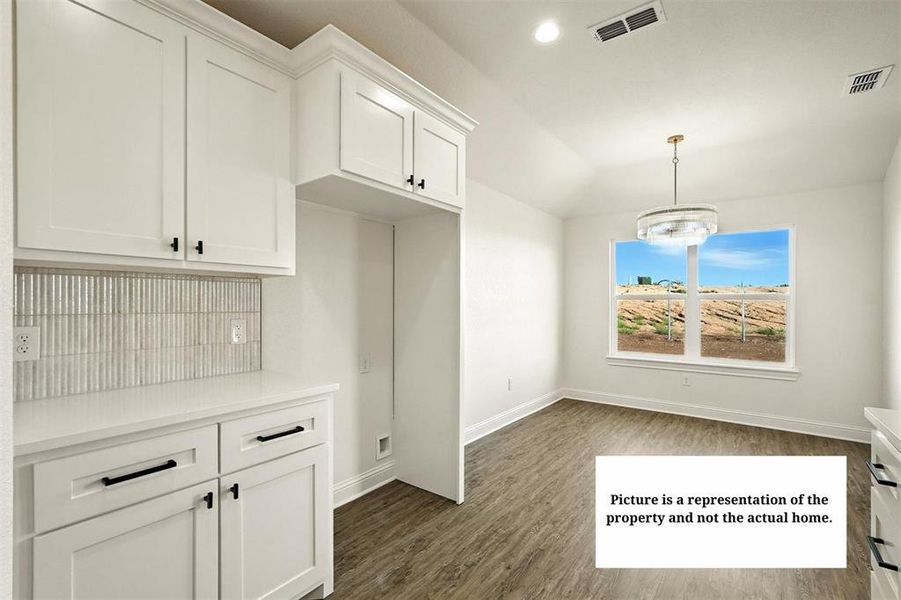 Furnished interior view inside a new home in , Abilene (Image 3).
