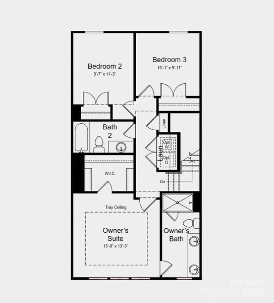 Upper Level Floor Plan - Additional Highlights include: gourmet kitchen, beverage center, drop zone Upper Level Floor Plan - Additional Highlights include: gourmet kitchen, beverage center, drop zone